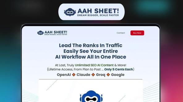 AahSheet Lifetime Deal | Unlimited AI SEO Content