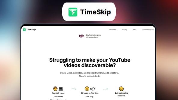 TimeSkip Lifetime Deal | Instantly Boost Your Video SEO