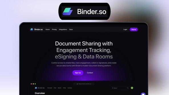 Binder Lifetime Deal | Monitor and Share Documents Effectively