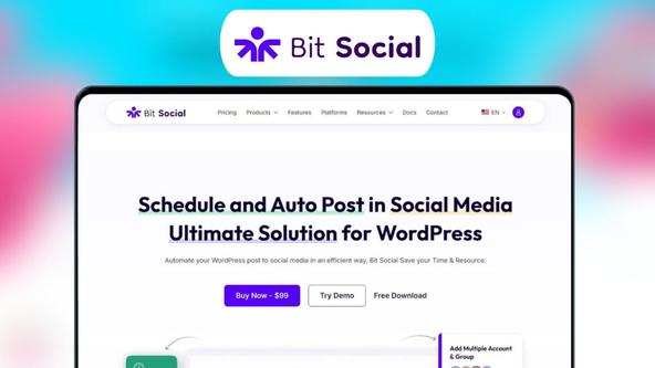 Bit Social Lifetime Deal | 75% Off WP Social Scheduler