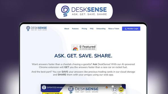 DeskSense Lifetime Deal | Streamline Your Workflow with AI