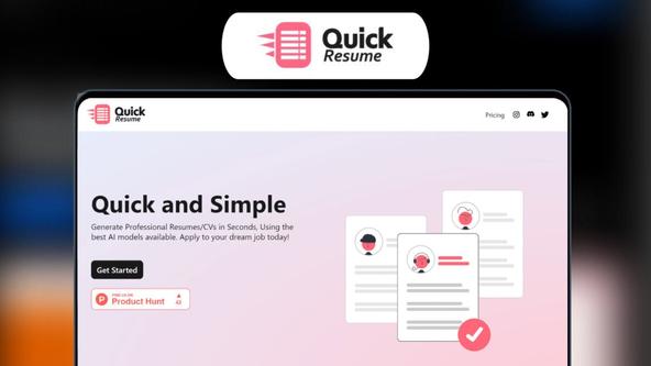 Quick Resume Lifetime Deal | Create Perfect Resumes Fast