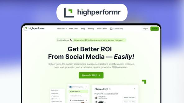 Highperformr Lifetime Deal | Boost Your Social Presence