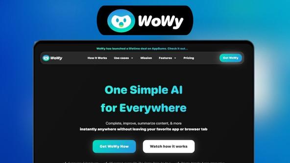 WoWy AI Lifetime Deal | Your AI Companion for Windows & Mac