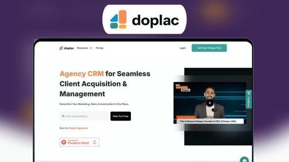 Doplac CRM Lifetime Deal | Automate Your Agency Management