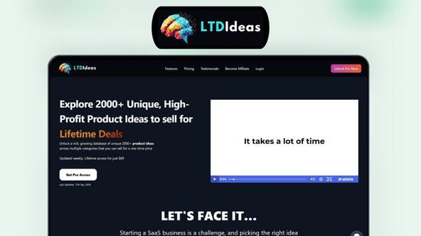 LTD Ideas Lifetime Deal | 2000+ Profitable Product Ideas