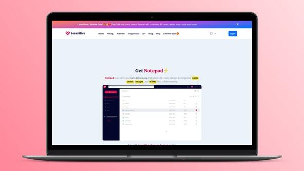 Learnitive Notepad Lifetime Deal | All-in-One Note-Taking