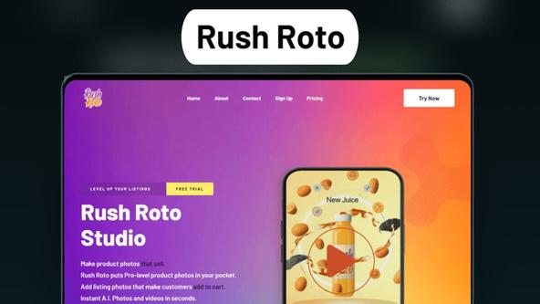 Rush Roto Lifetime Deal | Studio-Quality Photos Fast