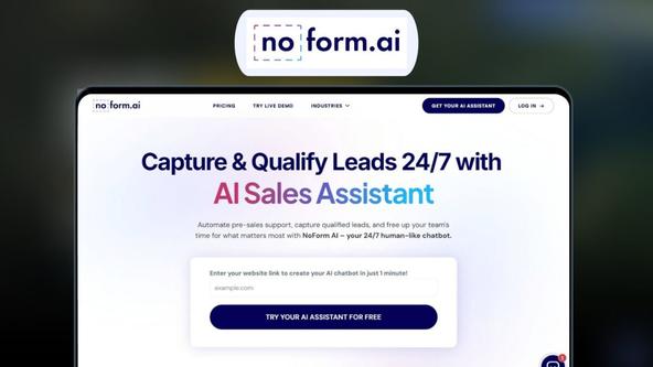 NoForm Lifetime Deal | 24/7 AI Chatbot for Leads