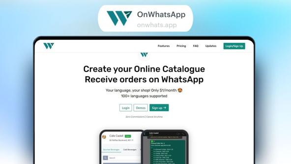 OnWhatsApp Lifetime Deal | Create Web Catalogues Fast