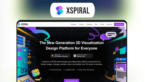 Xspiral Lifetime Deal | Create Stunning 3D Designs Fast