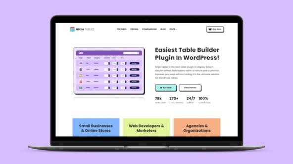 Ninja Tables Pro Lifetime Deal | 40% OFF Top Plugin