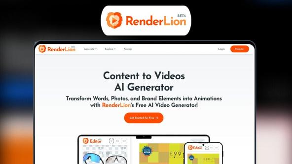 RenderLion Lifetime Deal | Create Engaging Videos Fast