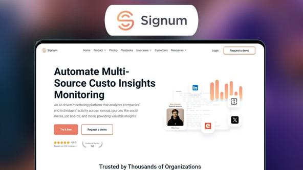 Signum.AI Lifetime Deal | Turn Data Into Success