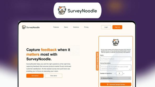 SurveyNoodle Lifetime Deal | AI-Powered Survey Insights