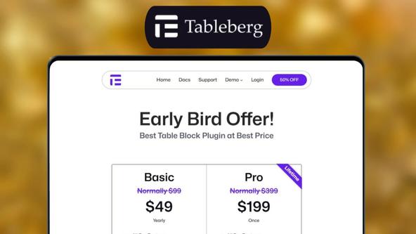 Tableberg Lifetime Deal | Effortless Table Creation