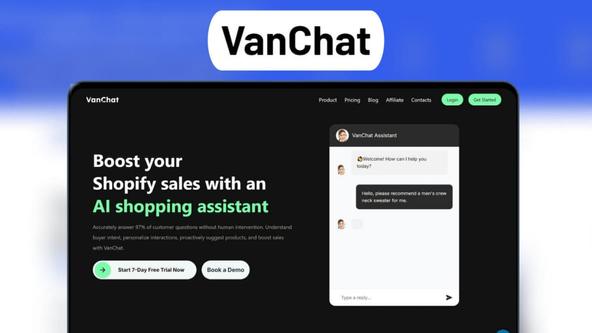 VanChat Lifetime Deal | AI Assistant for Shopify Success