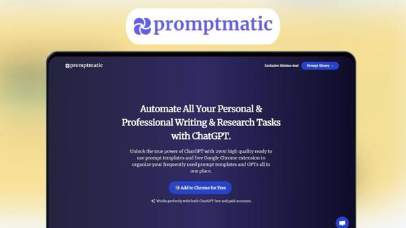 Promptmatic Lifetime Deal | Boost Your Writing Efficiency