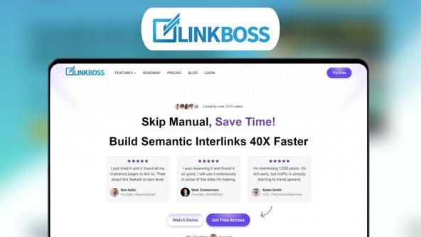 LinkBoss Lifetime Deal | Speed Up Internal Linking