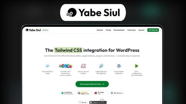 Yabe Siul Lifetime Deal | Integrate Tailwind CSS Easily