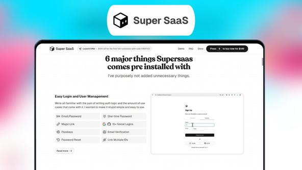 Super SaaS Lifetime Deal | Fast & Easy SaaS Solutions