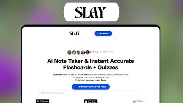 Slay School Lifetime Deal | Master Subjects with AI Flashcards