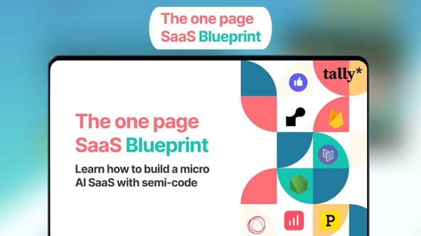 One Page SaaS Blueprint | Launch Your MVP in a Day