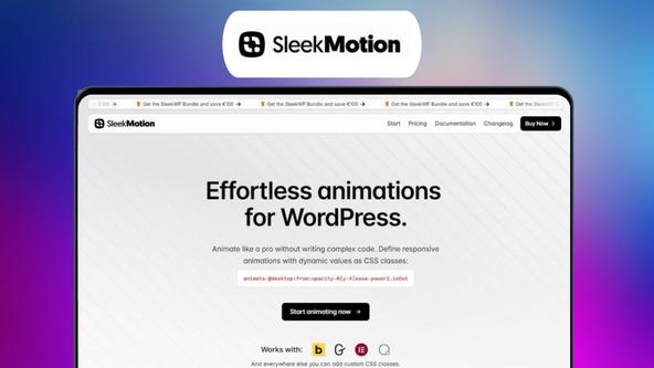 SleekMotion Lifetime Deal | Easy Animations for WordPress