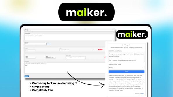 Maiker Lifetime Deal | Build AI Tools for WordPress