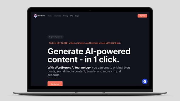 WordHero 2.0 AI Lifetime Deal | Create AI-Powered Content