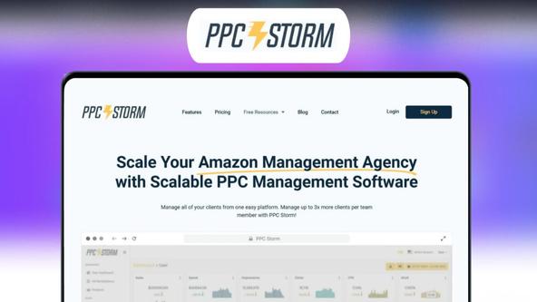 PPC Storm Lifetime Deal | Streamline Amazon PPC Management